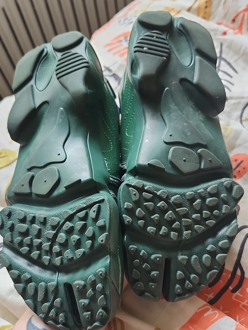 Nike Air Rift Green Leather Size 5 - Picture 2 of 4